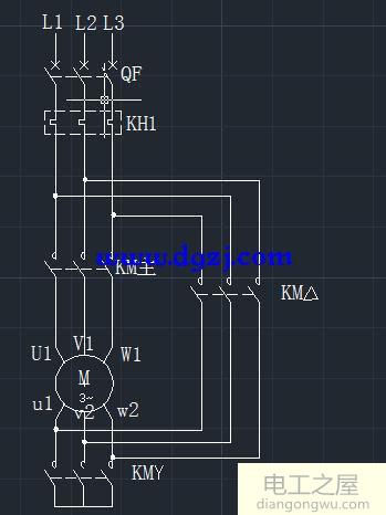 電機(jī)星三角啟動燒壞原因圖解分析