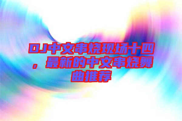 DJ中文串燒現(xiàn)場十四，最新的中文串燒舞曲推薦