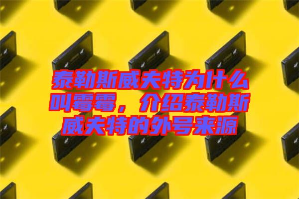 泰勒斯威夫特為什么叫霉霉，介紹泰勒斯威夫特的外號來源