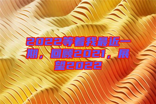 2022等著我最近一期，回顧2021，展望2022