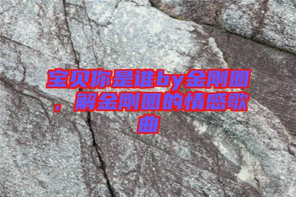 寶貝你是誰by金剛?cè)?，解金剛?cè)Φ那楦懈枨? width=