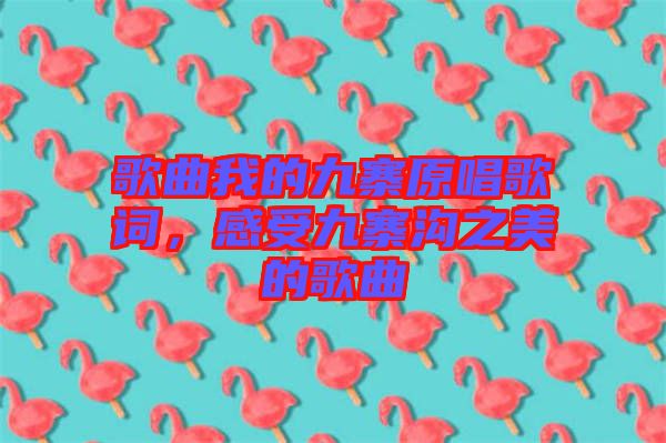 歌曲我的九寨原唱歌詞，感受九寨溝之美的歌曲