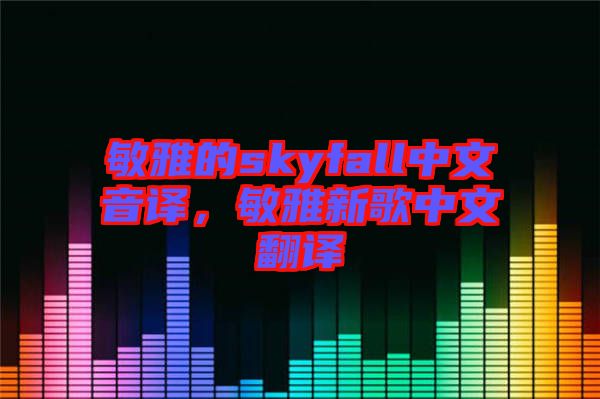 敏雅的skyfall中文音譯，敏雅新歌中文翻譯