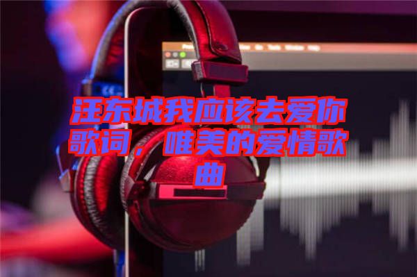 汪東城我應(yīng)該去愛你歌詞，唯美的愛情歌曲