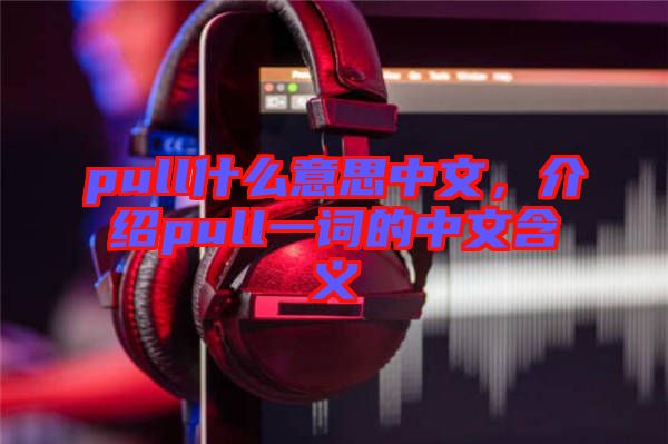 pull什么意思中文，介紹pull一詞的中文含義