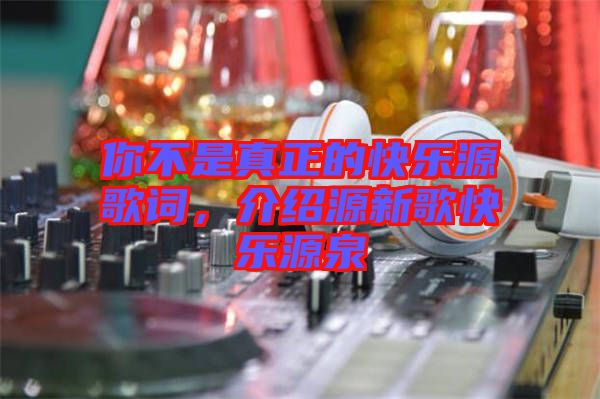 你不是真正的快樂源歌詞，介紹源新歌快樂源泉