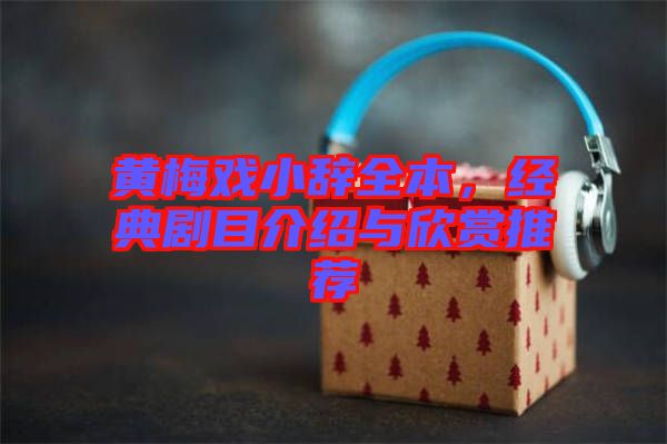 黃梅戲小辭全本，經(jīng)典劇目介紹與欣賞推薦